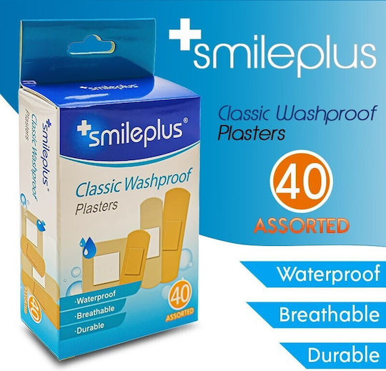 Smileplus Smileplus Wasserdichte und sterilisierte Selbstklebende Bandagen 40Stück