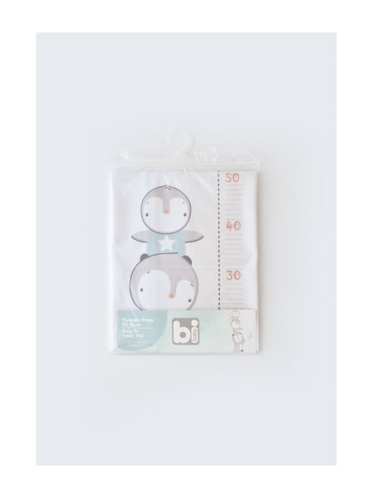Bi Baby Penguin Αδιαβροχοποιημένο Σελτεδάκι Λευκό 50x75εκ.