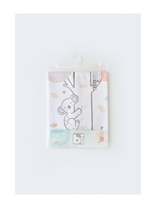 Bi Baby Happy Tree Wasserdichtes Wickeltuch Weiß 50x75cm.