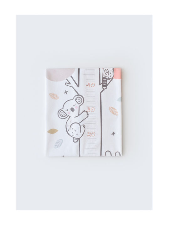 Bi Baby Happy Tree Wasserdichtes Wickeltuch Weiß 50x75cm.