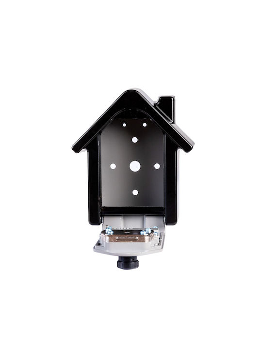 SB-4 Wall-Mounted Combination Key Holder Metallic with Lock 4 Hooks 13.5x5.5x15cm