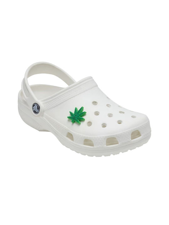 Crocs Jibbitz Dekorativ Schuh Hemp Leaf Grün 10008-153