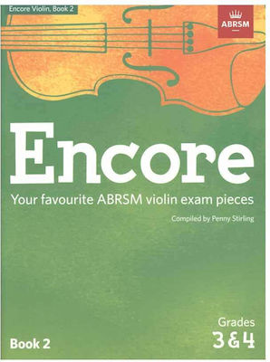 ABRSM Encore Violin Book 2 Grades 3 & 4 pentru Vioară / Instrumente cu coarde / Orchestra