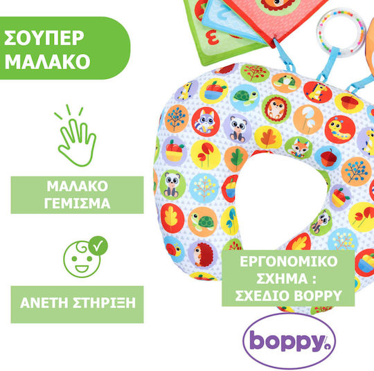 Chicco Animal Tummy Time Activity Pillow for Newborns