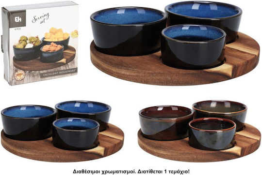 Excellent Houseware Keramik Ordnungshüter 3 Schlitze Grün Ø19.8xH4cm 4Stück Excellent Houseware Keramik Ordnungshüter 3 Schlitze Grün Ø19.8xH4cm 4Stück