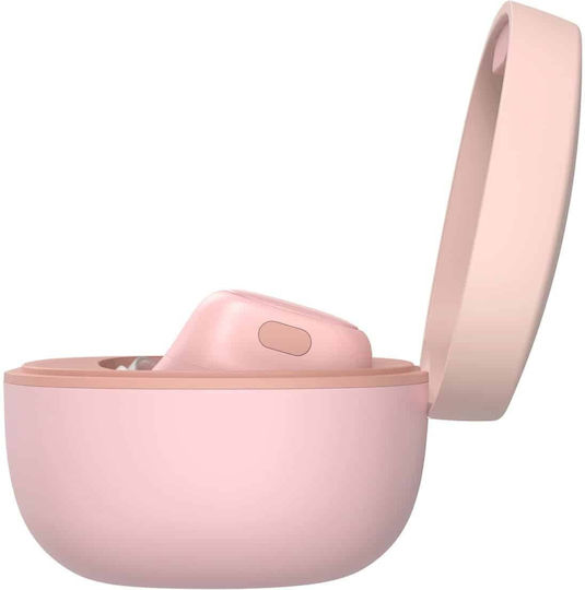 Baseus WM01 WM01 BT 5.3 In-ear Bluetooth Handsfree Earphones with Charging Case Pink