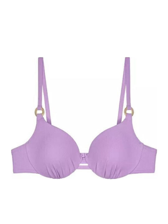 Bikini Bra Summer Glow with Adjustable Straps Purple