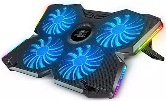 Spirit of Gamer Air Blade 500 RGB Cooling Pad για Laptop έως 17.3" με 4 Ανεμιστήρες