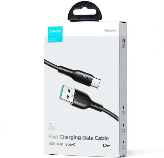 Joyroom S-UC027A13 USB 2.0 Cable USB-C Male - USB-A Black 1.2m