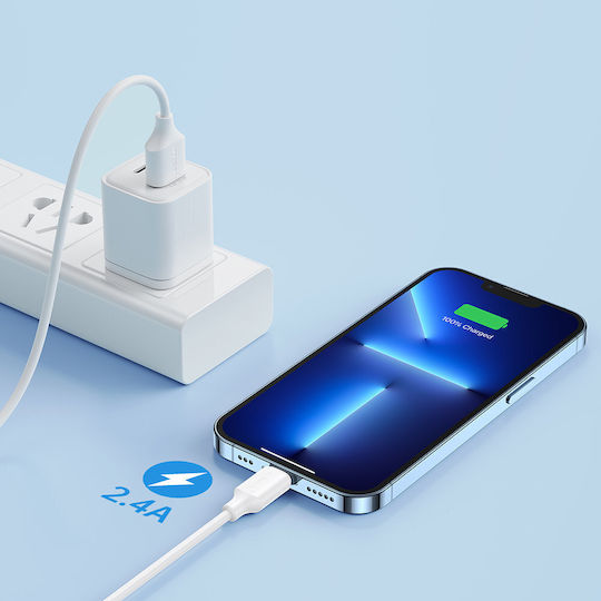 Joyroom S-UL012A9 USB-A zu Lightning Kabel Schwarz 0.25m