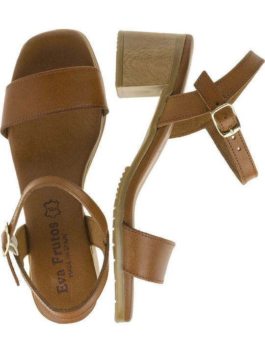 Leather Sandals Anatomic Tabac Brown