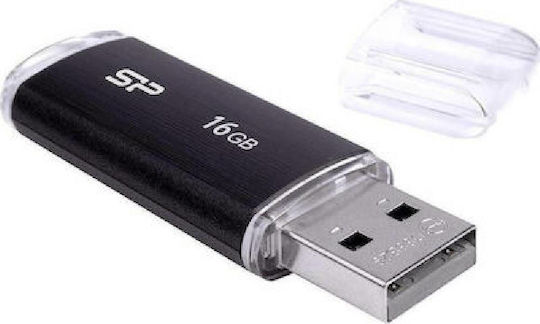 Silicon Power Ultima II-I 16GB USB 2.0 Stick Schwarz