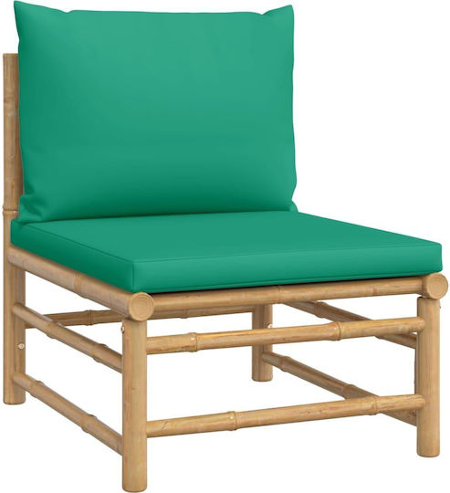 Garten- und Outdoor-Möbelsets 6 Stück Grün mit Kissen
