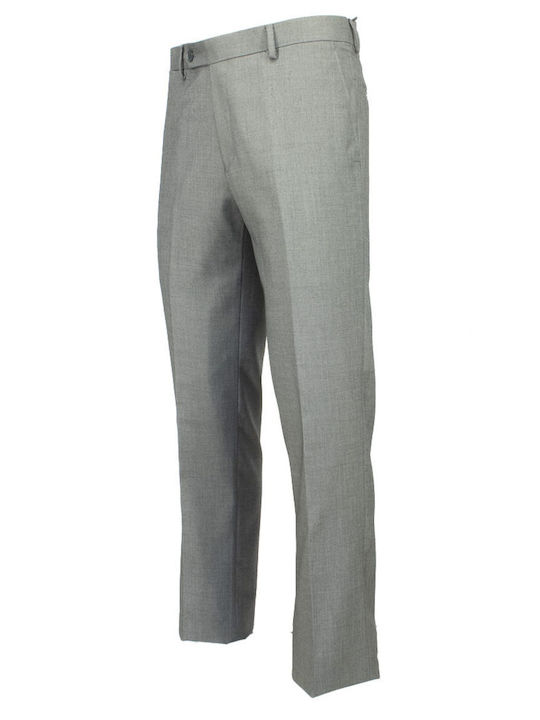 NEW YORK TAILORS ΑΝΔΡΙΚΟ ΠΑΝΤΕΛΟΝΙ FORMAL ΓΚΡΙ LIVO PANTS-10 DK GREY