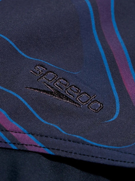 Athletic Swimsuit Navy Blue