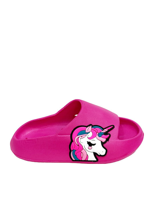 Kids' Slides Fuchsia
