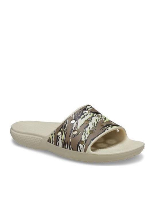 Men's Slides Beige