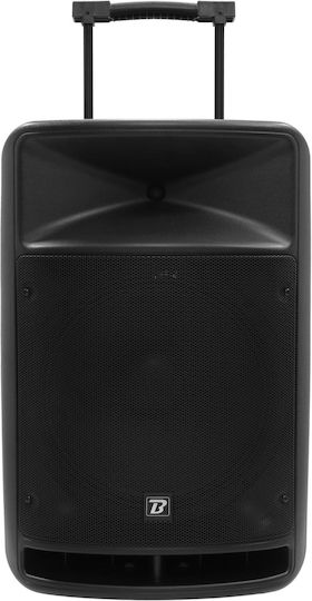 BoomToneDj Ηχείο Karaoke με Ασύρματο Μικρόφωνο Traveler 15 VHF Μαύρο