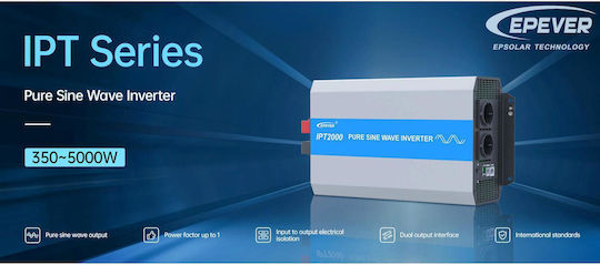 Epsolar IPT350-12 Pure Sine Wave Inverter Power 350W with Nominal Input Voltage 220V