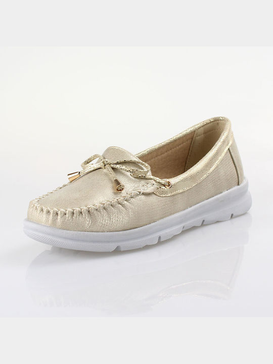 Blondie Women's Moccasins in Beige Color