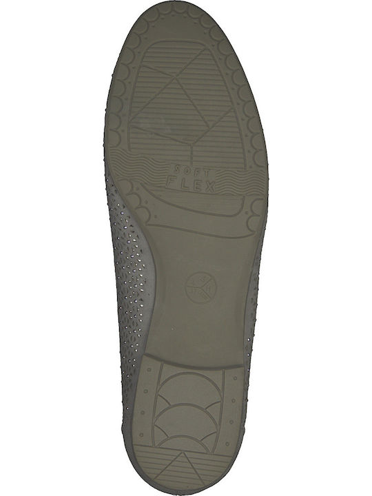 Γυναικεία Loafers σε Γκρι Χρώμα