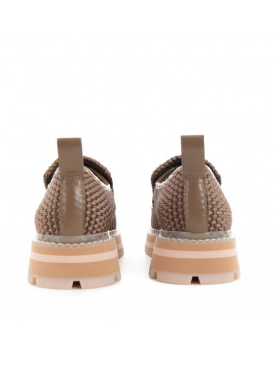 Combo Γυναικεία Loafers σε Καφέ Χρώμα