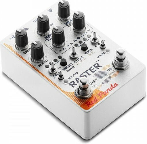 Red Panda Raster 2 REDRAS2 Pedale Wirkung Verzögerung / Pitchshifter E-Gitarre, E-Bass und Elektroakustische Instrumente