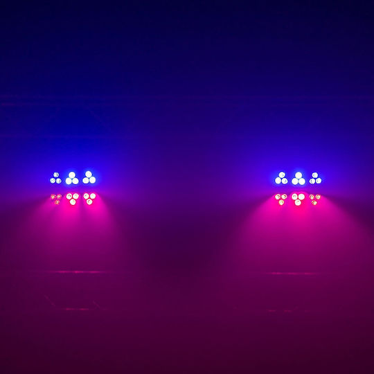 BoomToneDj Φωτορυθμικό Wash LED DMX 6 Pack Led Par RGBW