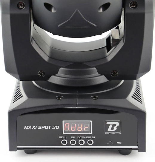 BoomToneDj Φωτορυθμικό Spot LED DMX με Ρομποτική Κεφαλή Maxi Spot 30 RGB