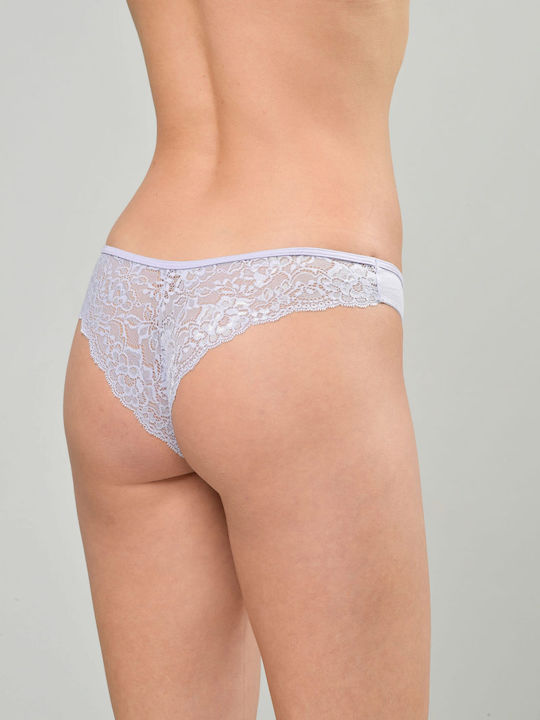 2 Pack Cotonella Cotton Brazilian Cotton Lace Back Seamless