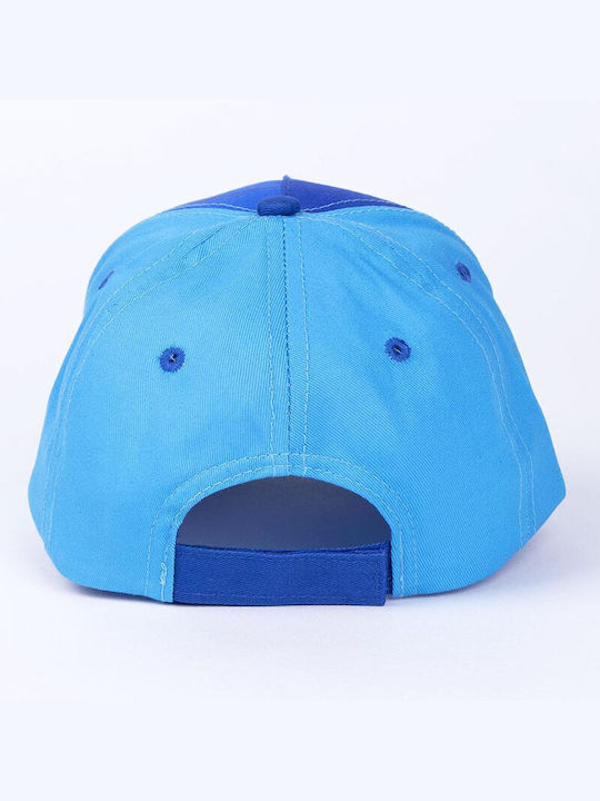 Cerda Kids' Hat Jockey Fabric Sonic Blue