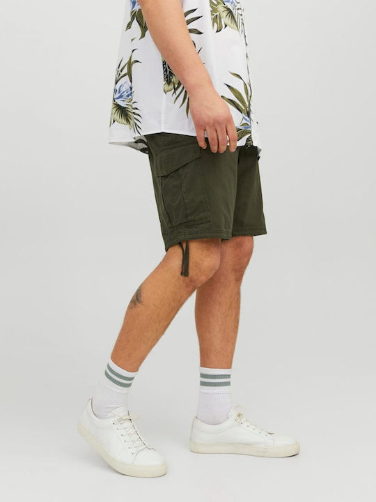 Herrenshorts Cargo Forest Night