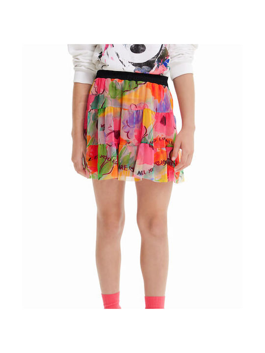 Desigual Kids Skirt Floral Multicolor