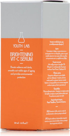 Youth Lab. Brightening Vit-C Anti-aging Serum Face with Vitamin C for Dark Spots & Whitening 30ml