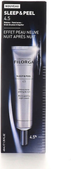 Filorga Sleep & Peel 4.5 Moisturizing & Anti-aging Serum Face with Niacinamide & Salicylic Acid for Firming & Revitalization 40ml