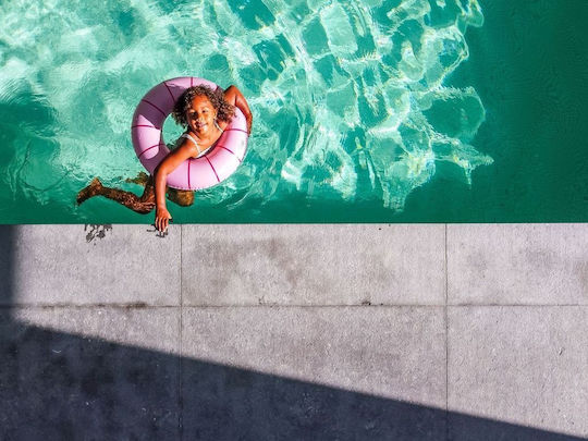 Quut Kinder Schwimmring mit Durchmesser 40cm. Rosa