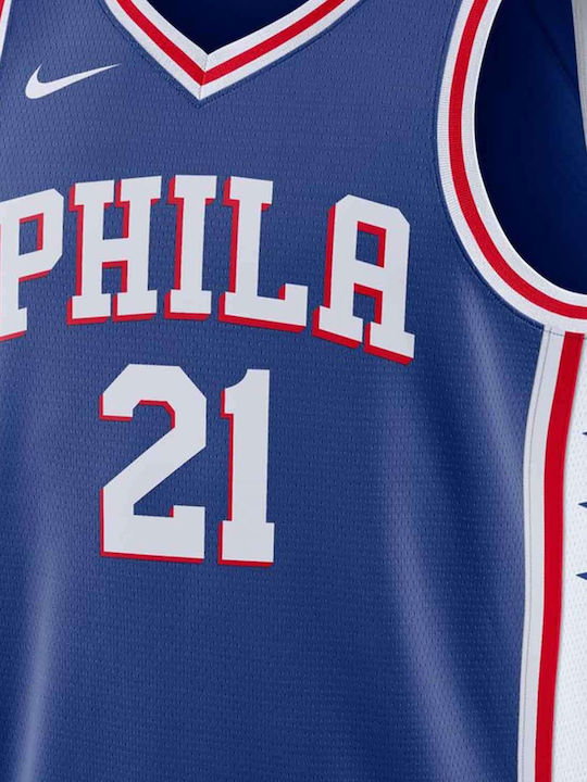 Philadelphia 76ers Icon Edition Ανδρική Φανέλα Εμφάνισης Μπάσκετ