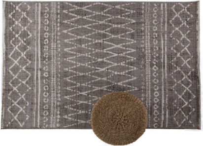 Royal Carpet Kaiko 40002K Καλοκαιρινό Ψάθινο 140x200cm Γκρι Royal Carpet Kaiko 40002K Καλοκαιρινό Ψάθινο 140x200cm Γκρι
