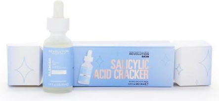 Revolution Beauty Skincare Targeted Blemish Moisturizing Serum Face with Salicylic Acid for Dark Spots & Imperfections 30ml