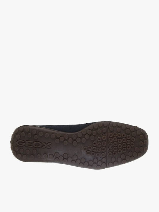 U Snake Men's Suede Moccasins Blue