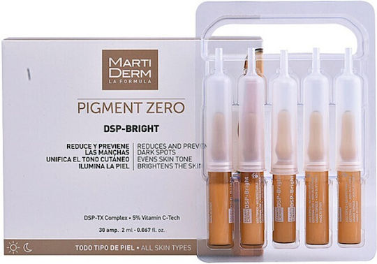 Martiderm Pigment Zero Dsp-Bright Anti-aging Serum Face with Vitamin C for Radiance 30x2ml