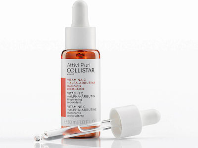 Collistar Vitamin C + Alpha-Arbutin Serum Gesicht mit Vitamin C für Glanz & Aufhellung 30ml