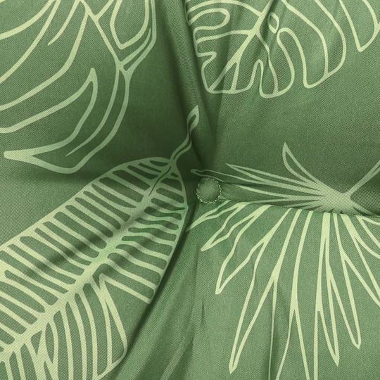vidaXL Garden Chair Cushion Green 2 Pieces 40x40 cm