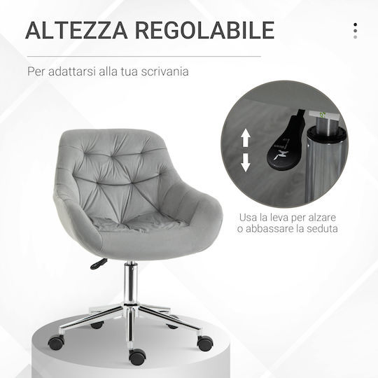 Vinsetto Scaun De Birou Gri