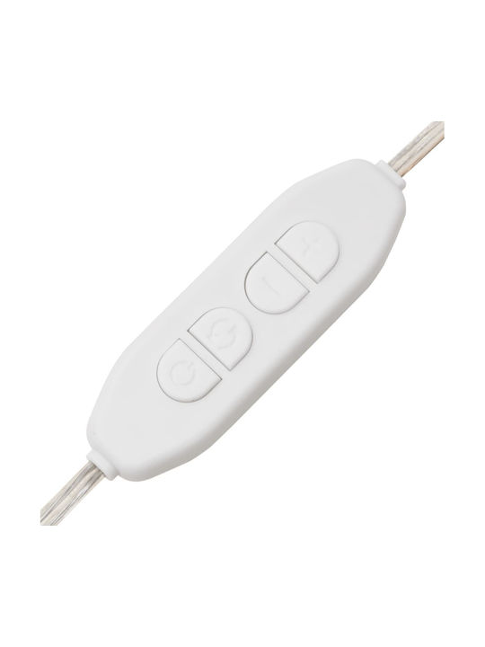 vidaXL Oglindă de Perete Ovală cu Iluminare LED 45x100cm 1buc
