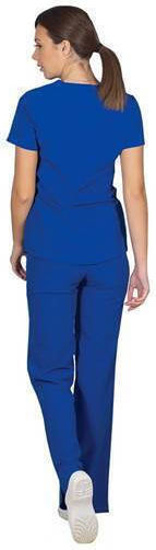 Alezi Stretch Femei Set Pantaloni și Bluza Medicală Albastru