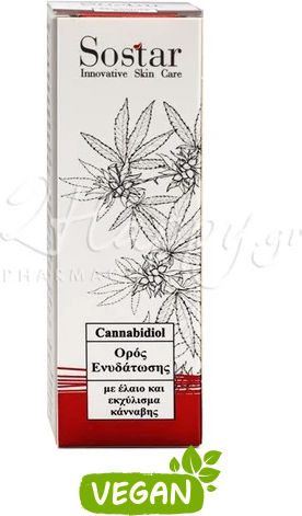 Sostar Cannabidiol Moisturizing & Anti-aging Serum Face with Hyaluronic Acid for Nourishment 30ml