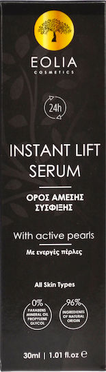 Eolia Cosmetics Instant Lift with Active Pearls Anti-aging Serum Face with Hyaluronic Acid 30ml