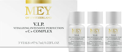 Mey Αnti-aging Face Serum V.I.P. C Complex 3x6.7ml Suitable for All Skin Types with Vitamin C 3x6.7ml