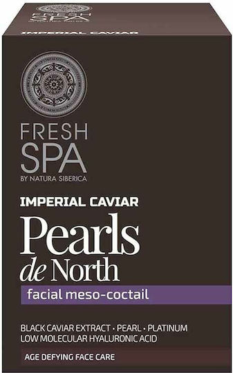Natura Siberica Fresh Spa Imperial Pear de North Moisturizing & Anti-aging Serum Face with Caviar & Hyaluronic Acid for Detoxification & Radiance 30ml